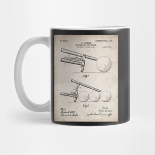 Pool Bridge Patent - Pool Art - Antique Mug